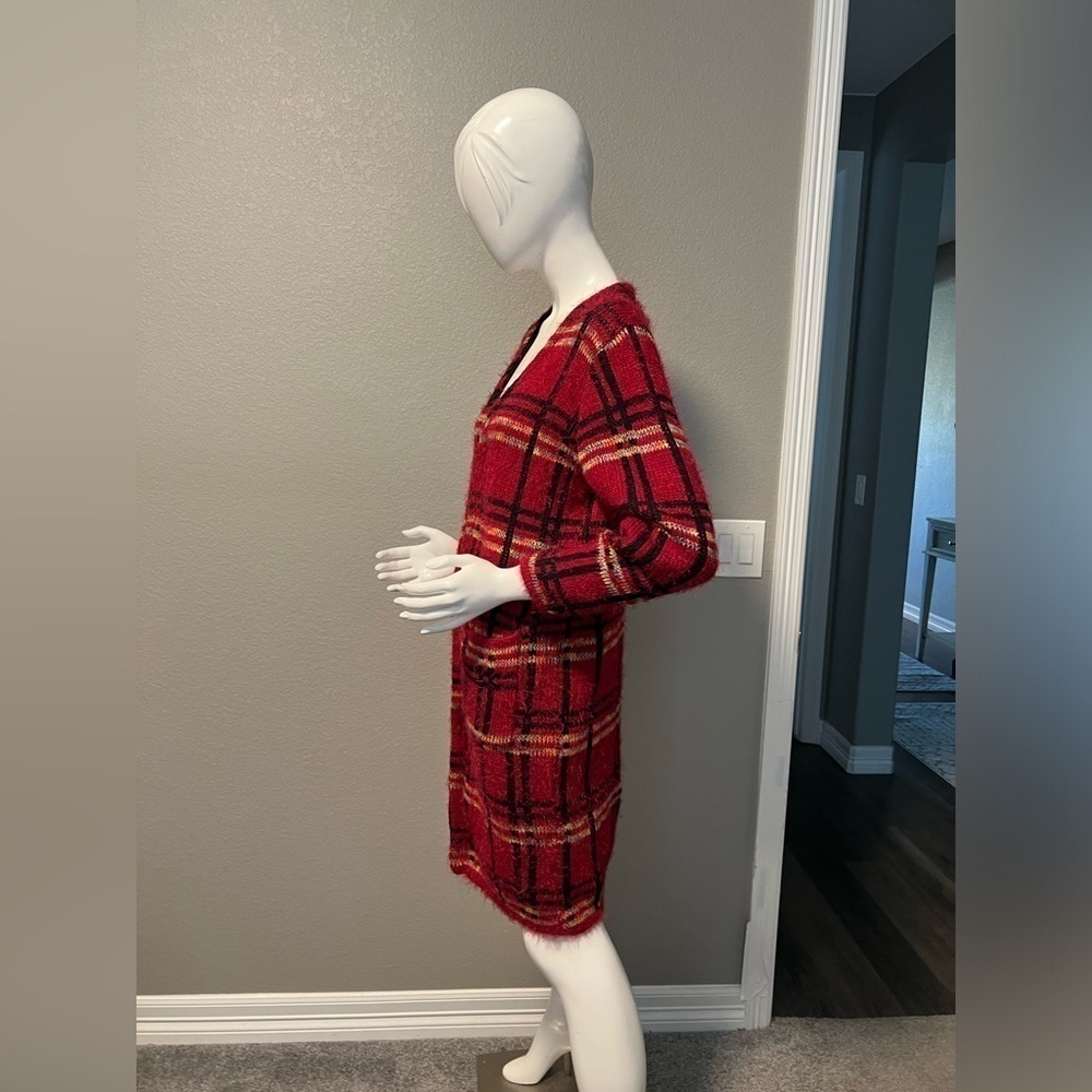 36 Point 5 Plaid Cardigan Size L - Picture 2 of 8